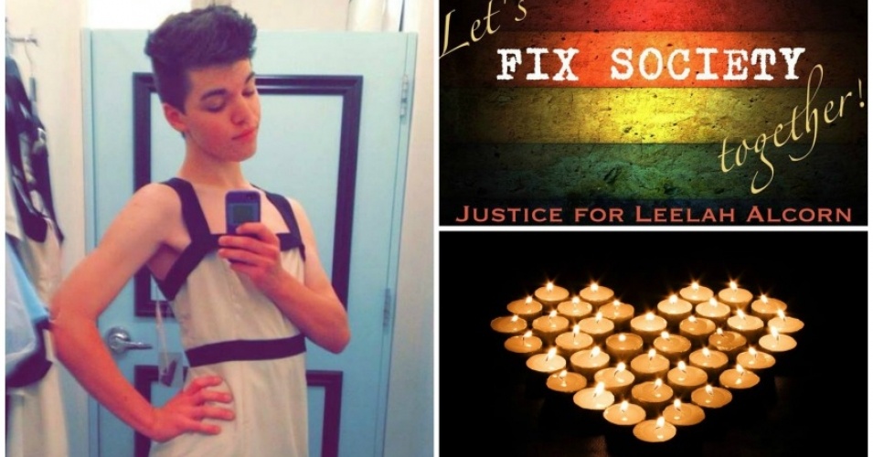 Leelah Alcorn, 17, was struck by a tractor-trailer on Sunday, about four miles from her home near Cincinnati. This image of her is from her Tumblr account. (Images: Justice for Leelah Alcorn/Facebook)