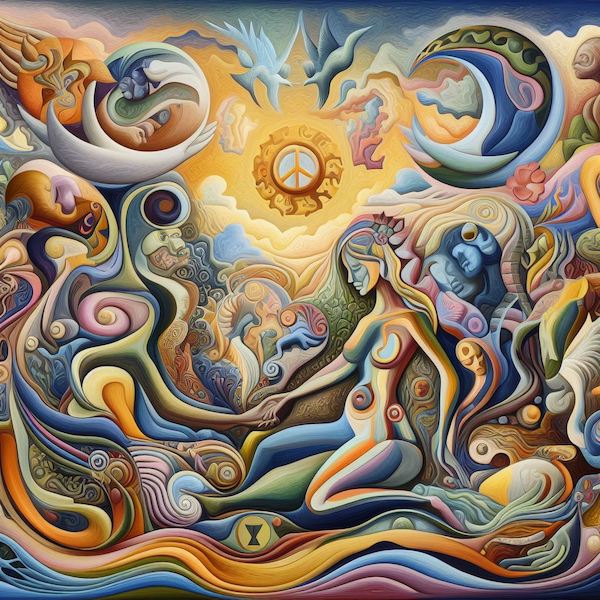 World Peace surreasist motiff