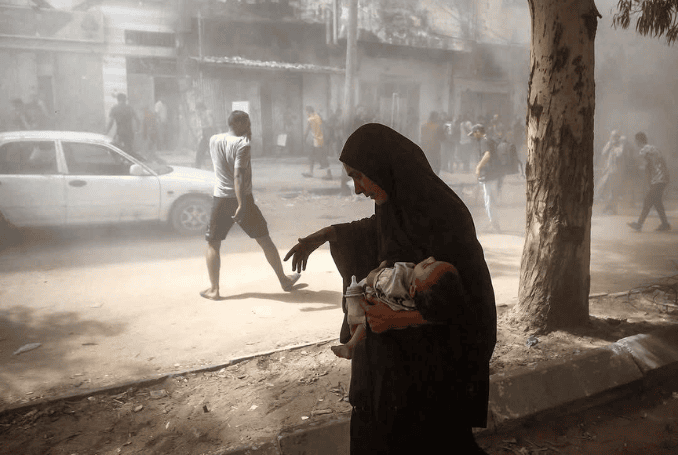Israel continues to commit horrific massacres in Gaza. (Photo: social media, via QNN)