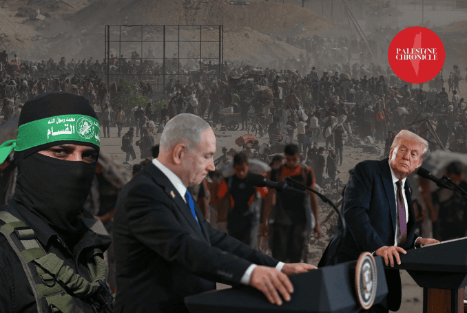 Hamas delivered a response to Trump's proposal. (Design: Palestine Chronicle)